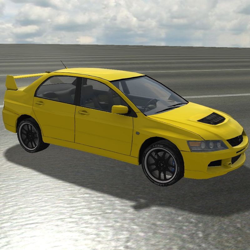 Lancer Evolution 9  Low-Poly preview image 1